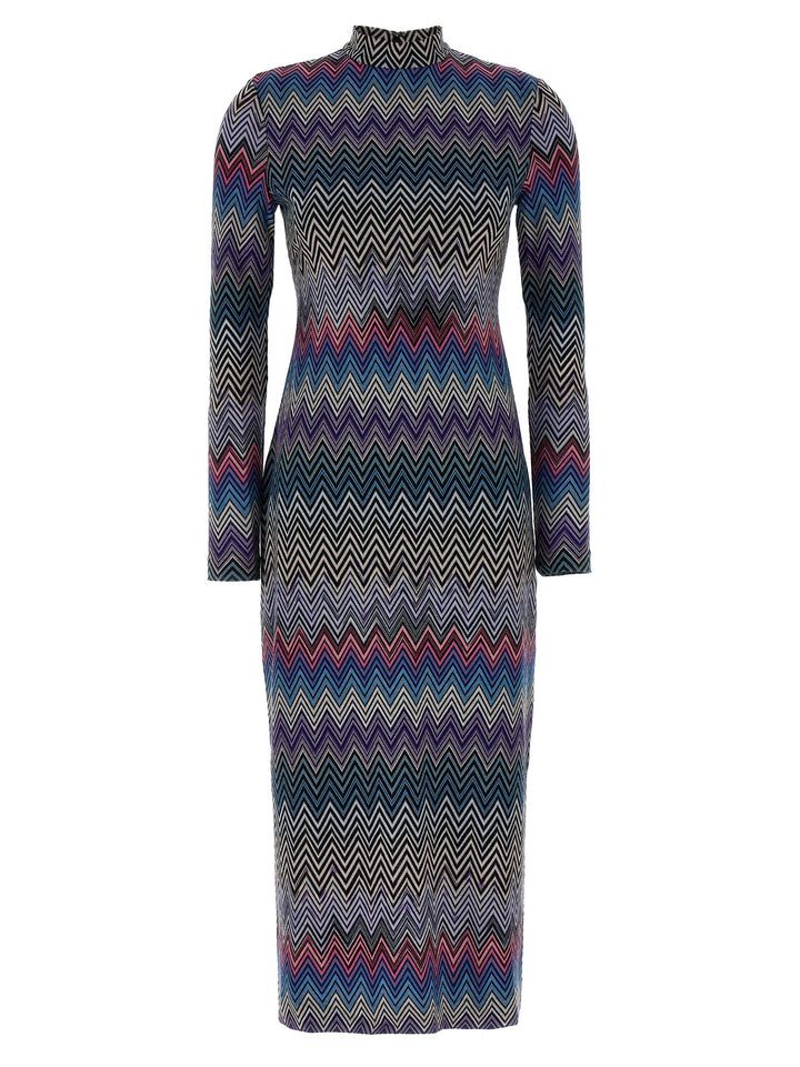 Zig Zag Dresses Multicolor