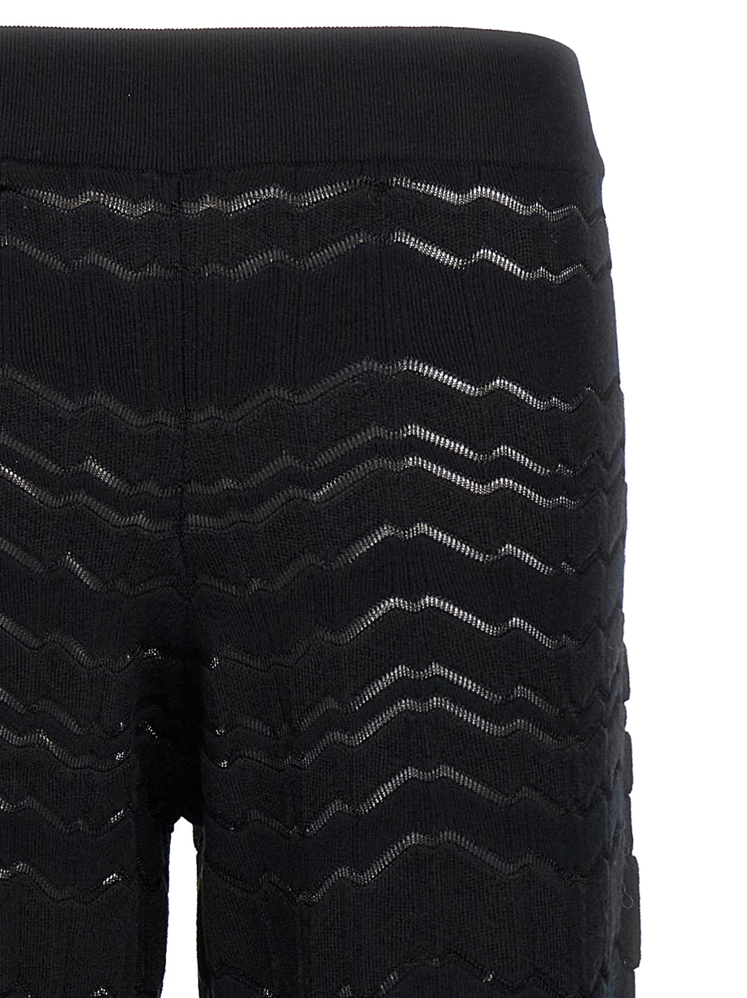 Zig Zag Pants Black