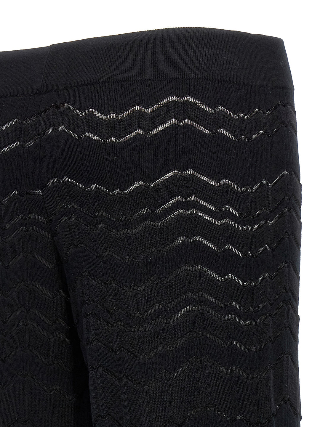 Zig Zag Pants Black