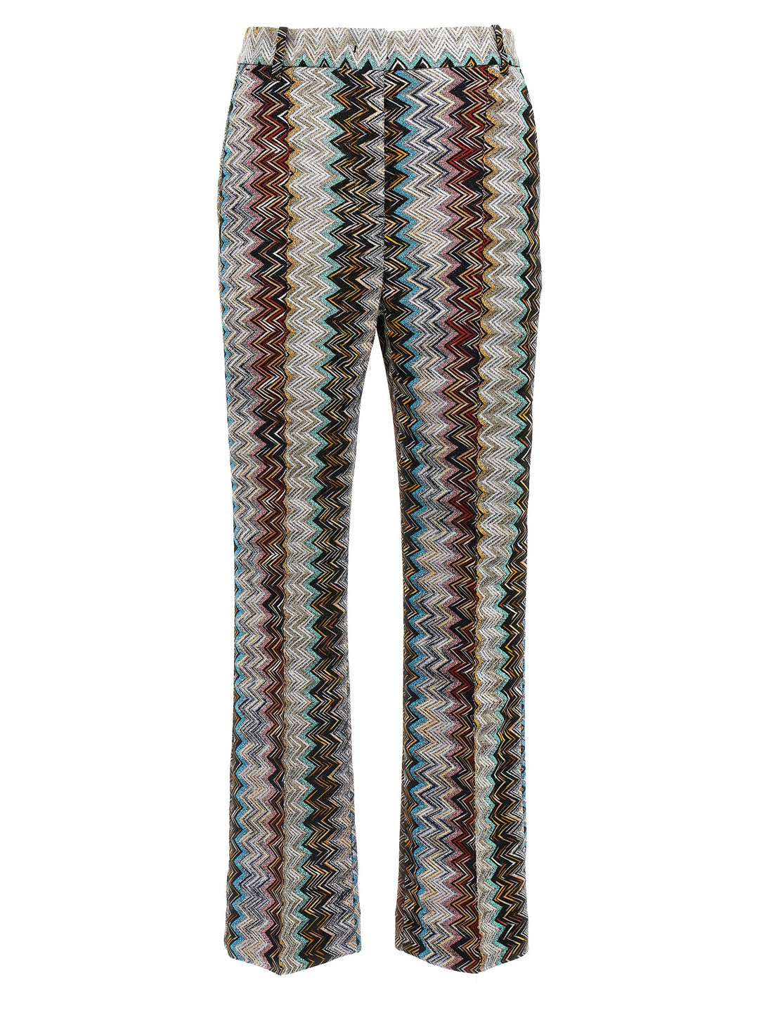 Zig Zag Lamé Pants Multicolor