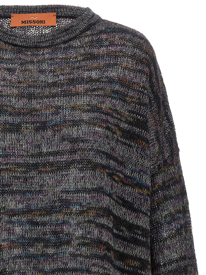 Tie-Dye Pattern Sweater Sweater, Cardigans Multicolor