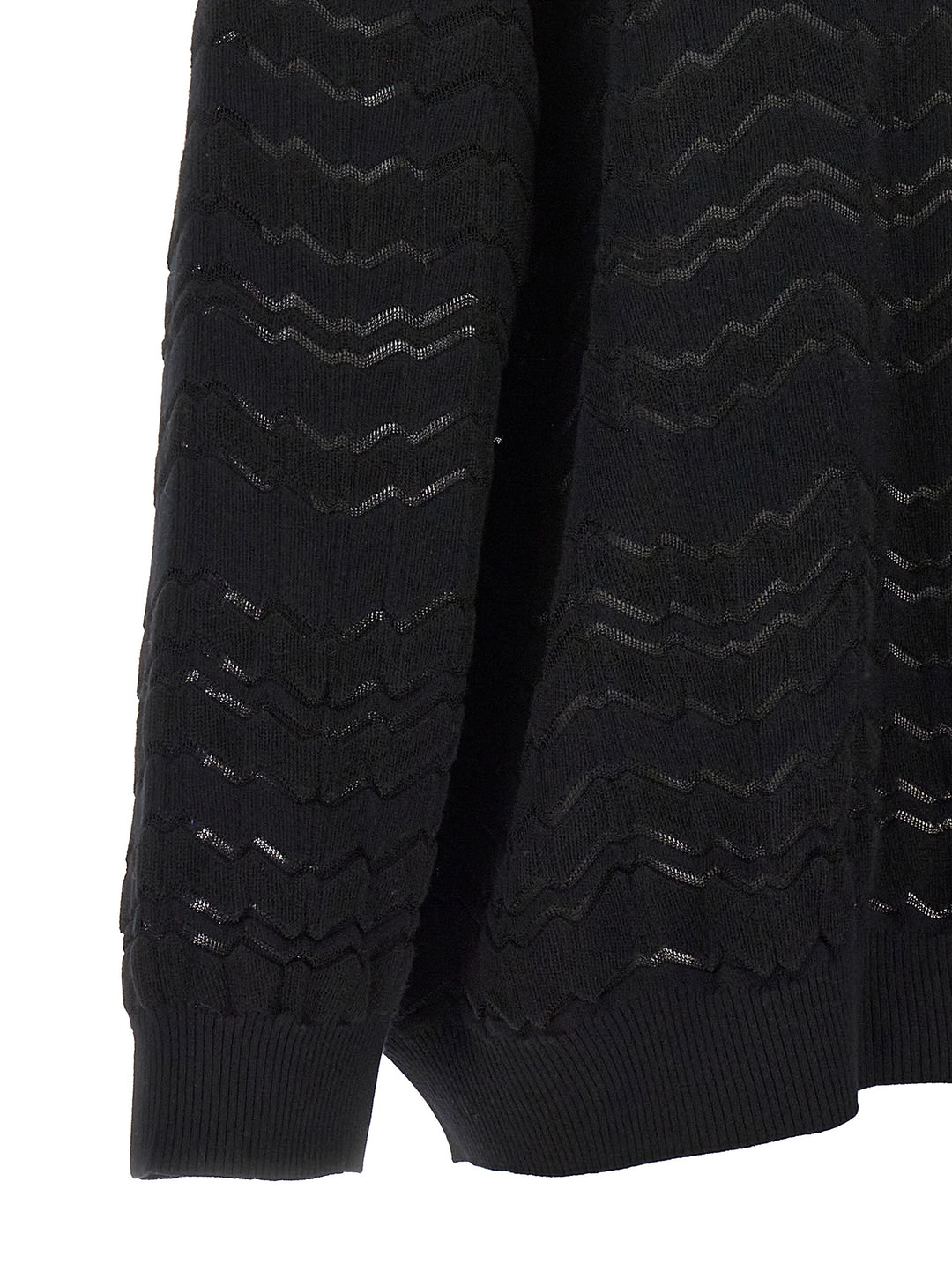 Zig Zag Sweater, Cardigans Black