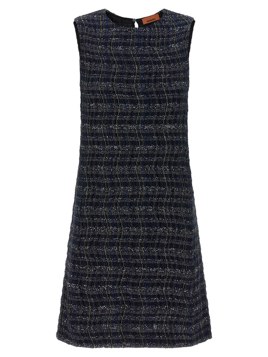 Check Pattern Dress Dresses Multicolor