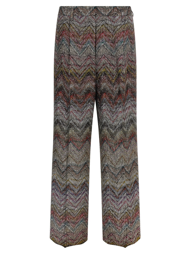 Missoni Zigzag Sequin Pants - Multicolor | 04ff7081d972139fc316e13f046c06d3fcf5f3fc