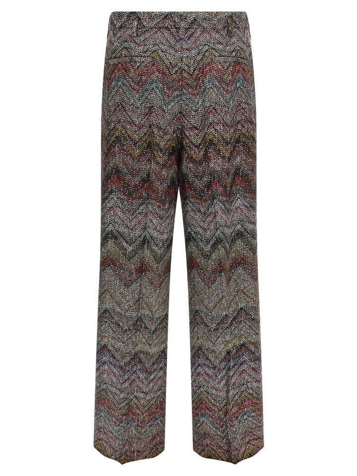 Missoni Zigzag Sequin Pants - Multicolor | a275bfa9fb49c49d8ceb9076c27a40e1c50e2f67
