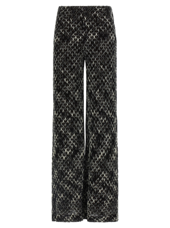 Missoni Flamed Lace Pants - White/Black | 019e35ce682bbefc92c41418559a753272ec0974