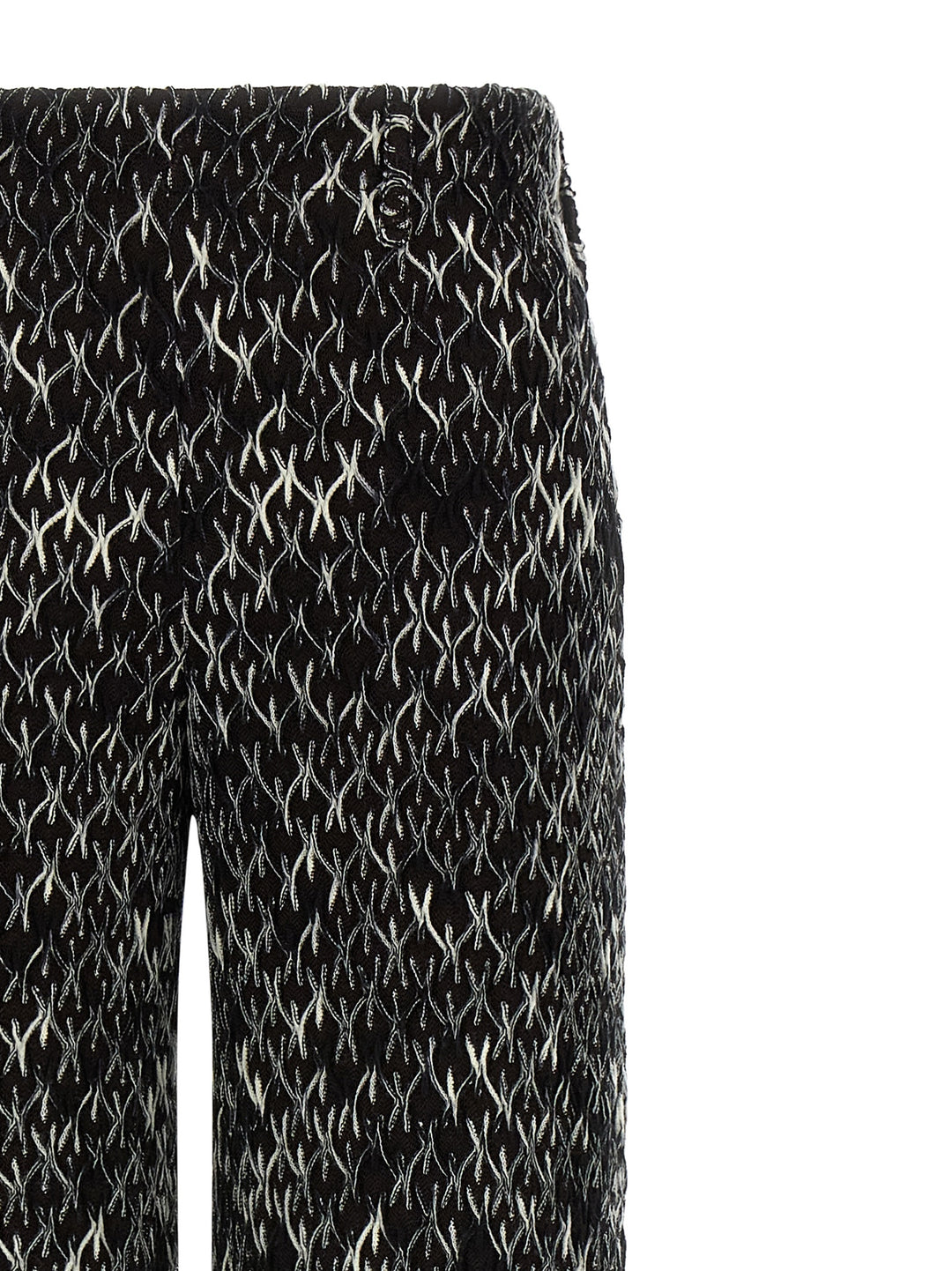 Missoni Flamed Lace Pants - White/Black | fcf8159fccc557fde109db6b7d0a200ee7715508