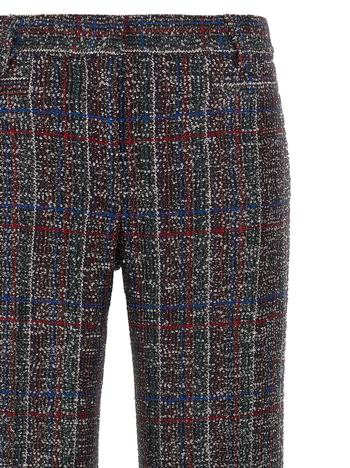 Missoni Sequin Tartan Pants - Multicolor | c10dbafe4ad76e3095c25de12b969a33d5d20c47