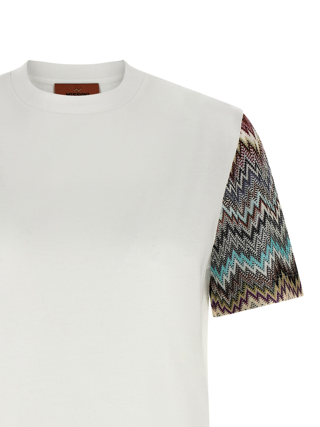 Missoni Snake Sleeve T-shirt - White | a56c6d7bcbd4a007a5ffde3769b323af7fb4e70b