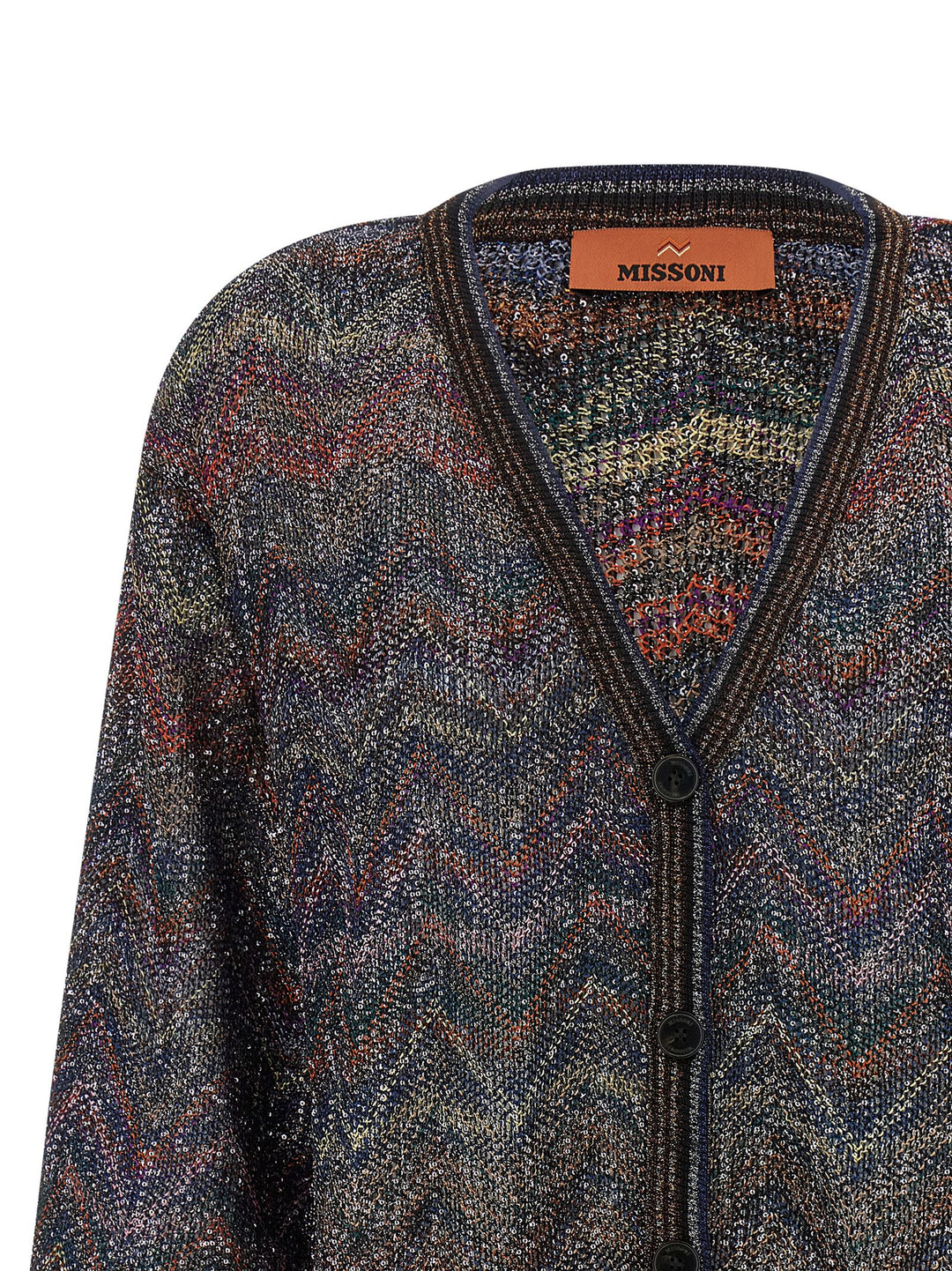 Missoni Zigzag Pattern Cardigan Sweaters and Cardigans - Multicolor | ea9b5db296419c6817cac5d8d3ac13a6e6798ed4