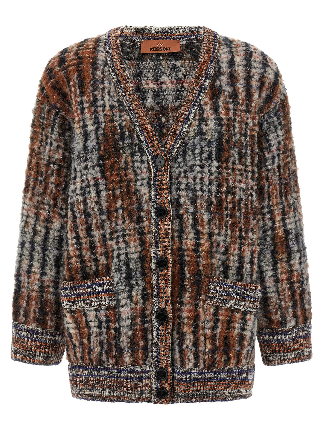Missoni Bouclé Wool Cardigan Sweaters and Cardigans - Multicolor | 9f836c59598fc100f85e5c312895936a27a290ca