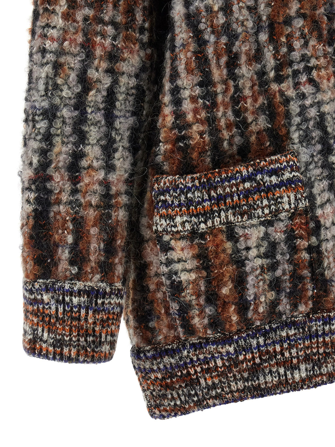 Missoni Bouclé Wool Cardigan Sweaters and Cardigans - Multicolor | 712954d594c1ab4f2b3859bcc8aba13efcd86825