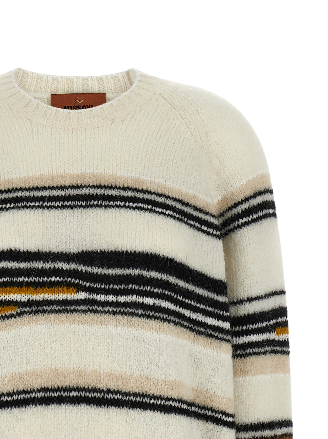 Missoni Stripes Intarsia Sweater Sweaters and Cardigans - White | 088b13541ad4d921c64349389809d0463b4d8f93