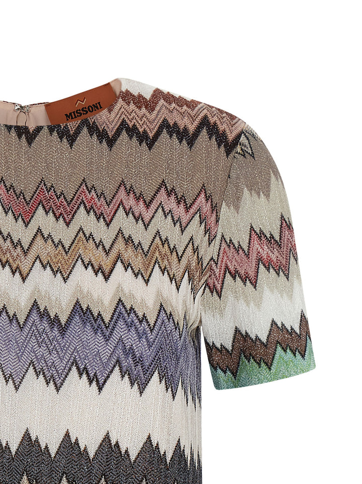 Missoni Lamé Viscose Dress Dresses - Multicolor | 62430fe15f63541138d188fb7eb909745e5b15cd