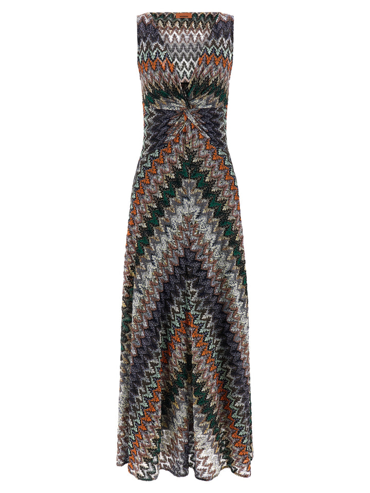 Missoni Lamé Viscose Dress Dresses - Multicolor | 7375ed40a74e454ab6b227079bd14d0491c27f66