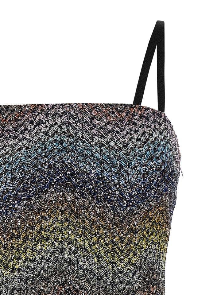 Missoni Lamé Viscose Dress Dresses - Multicolor | f5cb1992d9f18cc2297805a9e84f6d10e88bdc09