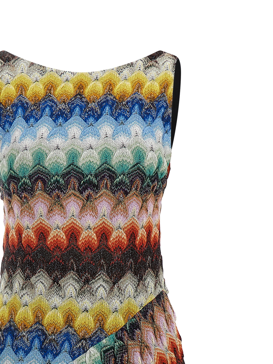 Missoni Sleeveless Dresses - Multicolor | b7a161fecf3255bd16398cb6223851b48658a9f6