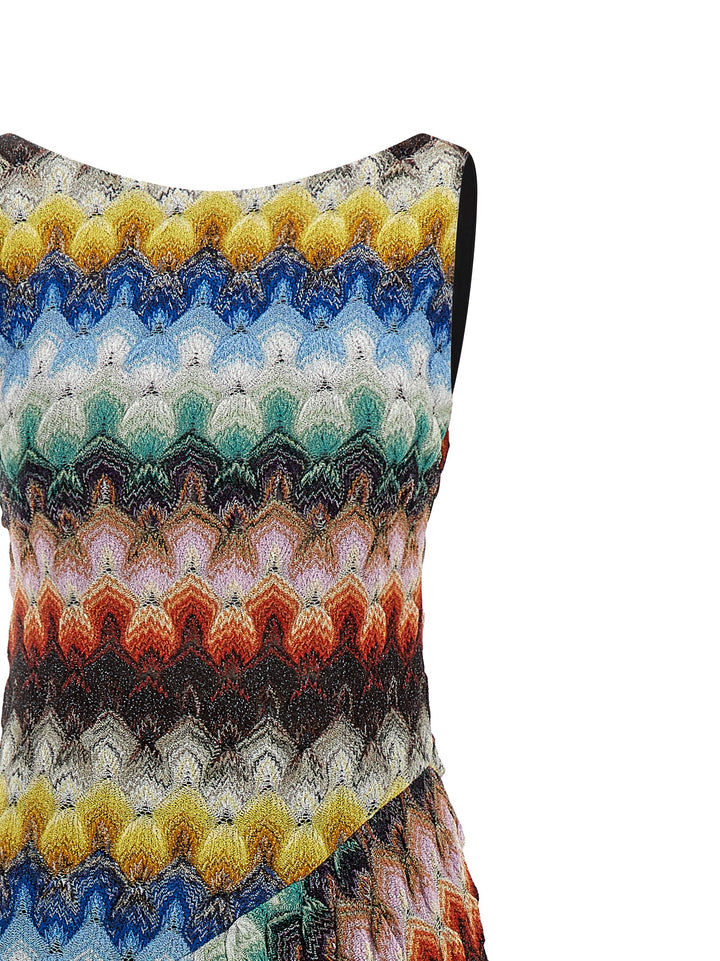 Missoni Sleeveless Dresses - Multicolor | b7a161fecf3255bd16398cb6223851b48658a9f6
