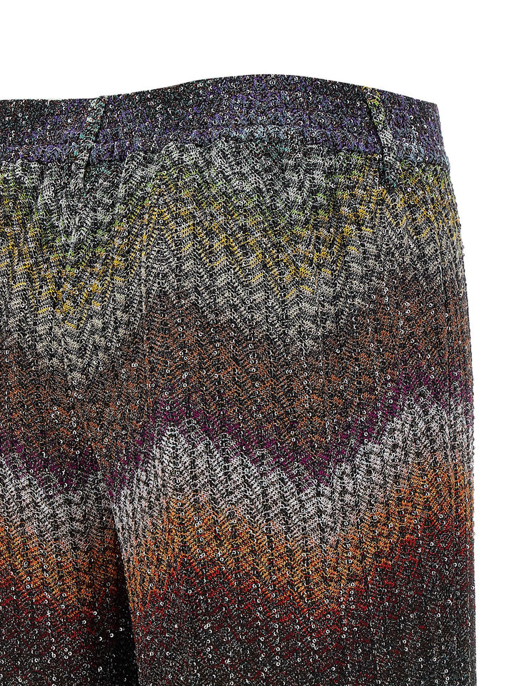 Missoni Zigzag Lamé Viscose Pants - Multicolor | dd94d7e0ecc39fb6dd10a88ca35ba0d1825704da