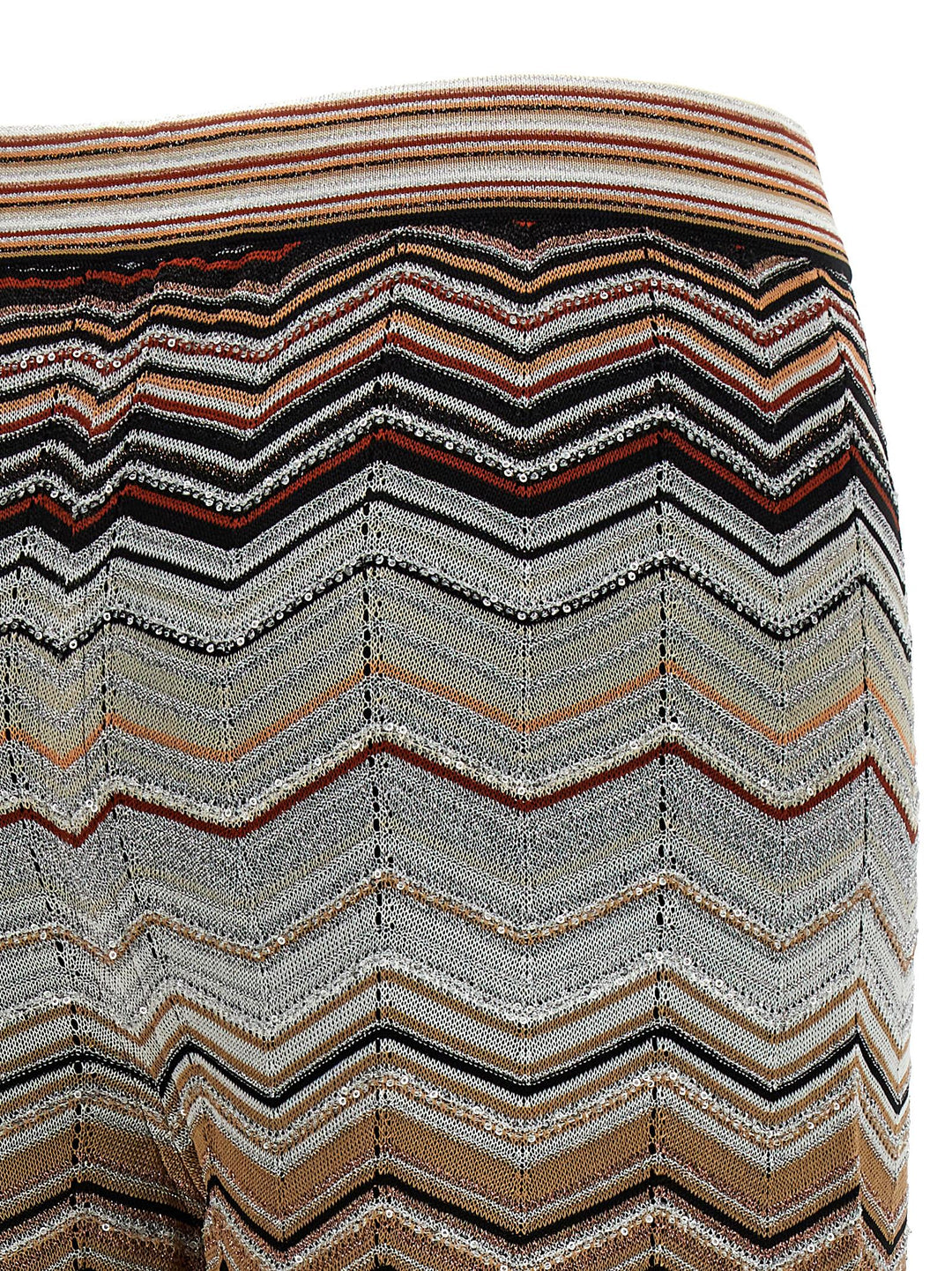 Missoni Chevron Lamé Pants - Multicolor | 35690ea11e4b664d30317ac9672d4192709d8c5d