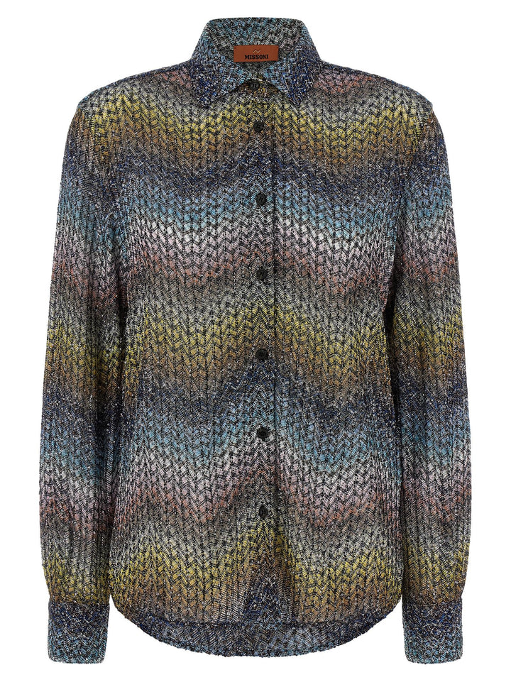 Missoni Lamé Viscose Shirt Shirt and Blouse - Multicolor | 7c961b300698597a50e82483a6312f52cb969111