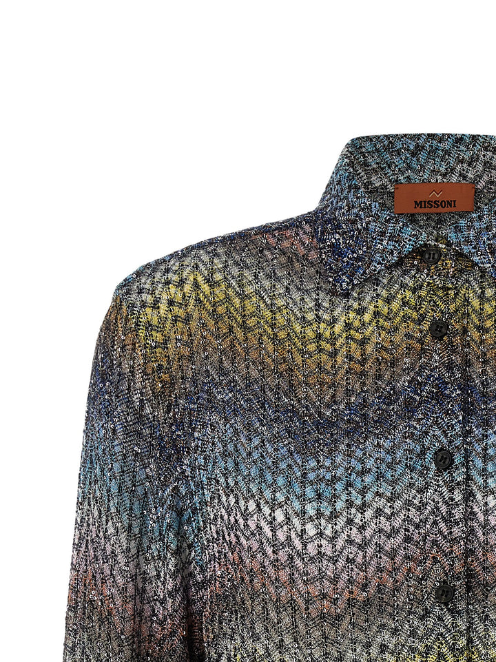 Missoni Lamé Viscose Shirt Shirt and Blouse - Multicolor | c3e8ac8724848fe74315c05d0f96f53ad5ef53f0
