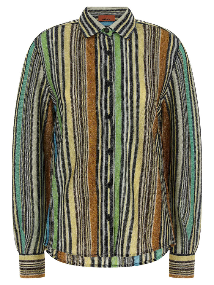 Missoni Lamé Viscose Shirt Shirt and Blouse - Multicolor | e587908437453afcfa46812268a7ad0947c9c2bc