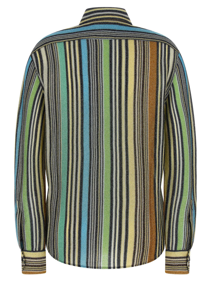 Missoni Lamé Viscose Shirt Shirt and Blouse - Multicolor | 779126cad2cbc5681e5068c09246b710fa5d0ea4
