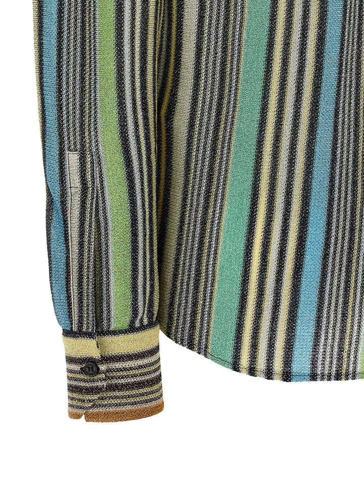 Missoni Lamé Viscose Shirt Shirt and Blouse - Multicolor | e90f3bb4ffb0e0b15c2e2ad1c73c7eedc6ae5437