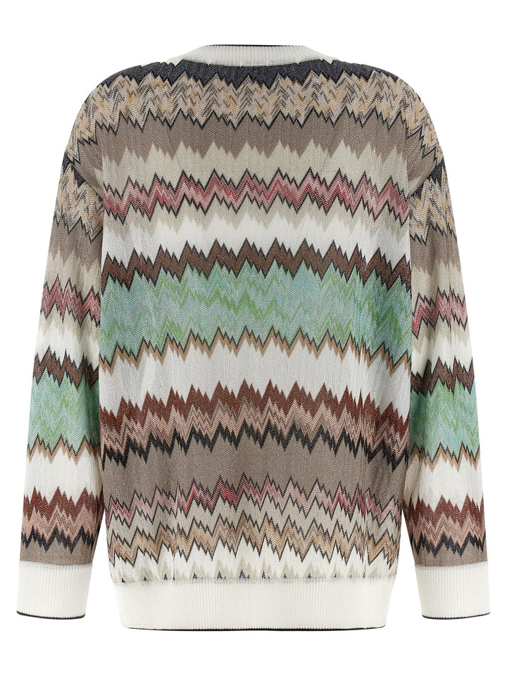 Missoni Snake Lamé Viscose Cardigan Sweaters and Cardigans - Multicolor | 05d1331227cf18abaff1ace6ce028e40d18d1613