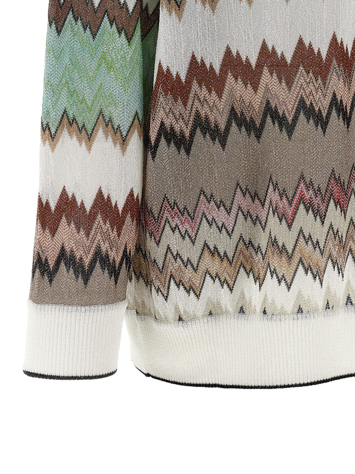 Missoni Snake Lamé Viscose Cardigan Sweaters and Cardigans - Multicolor | 62cb6f06eec12b8508f7ccaf4208fcb2a5181ce1