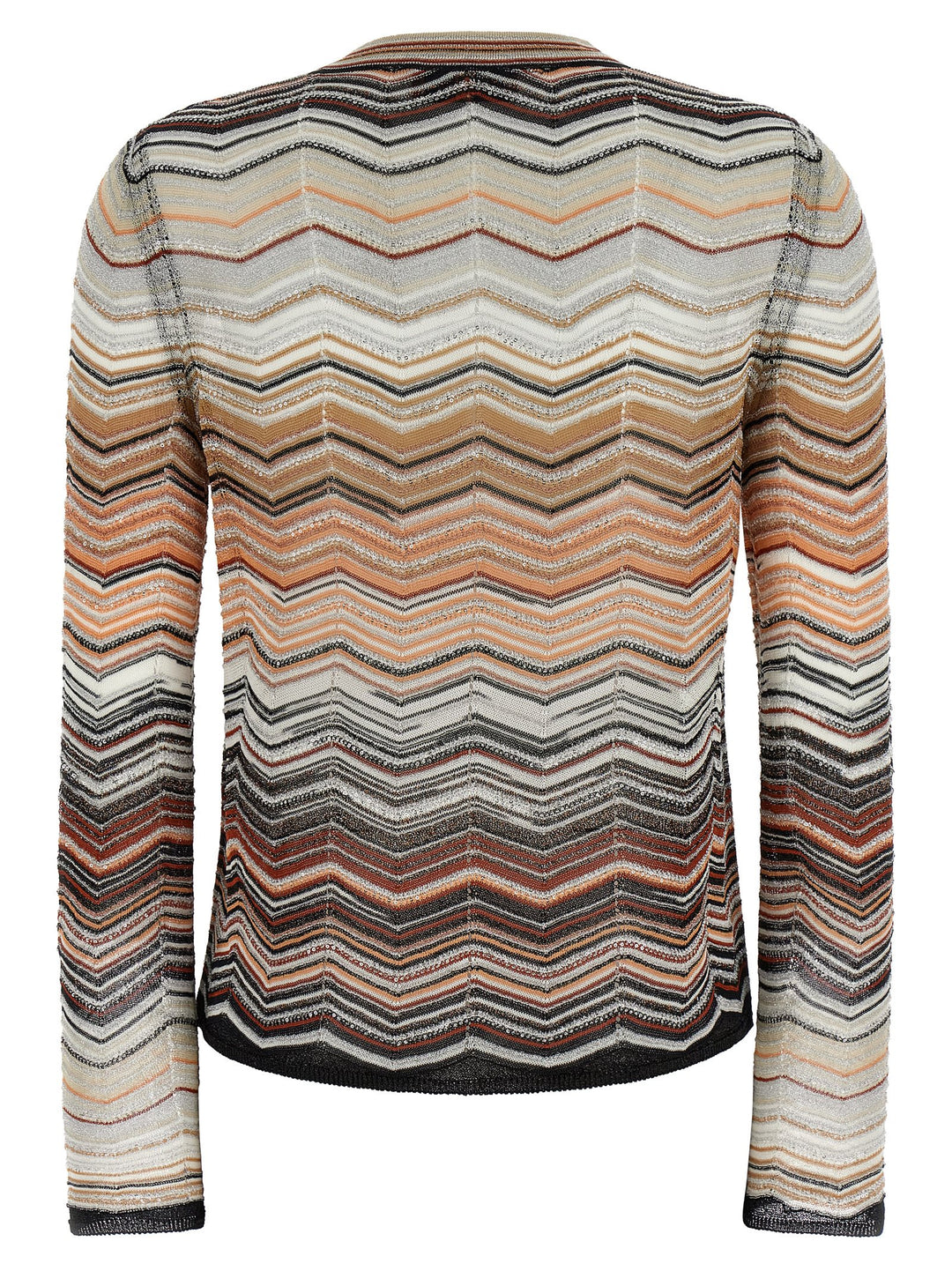 Missoni Chevron Lamé Cardigan Sweaters and Cardigans - Brown | d91cc3669d4509884b99aa92f78ca56b20628652