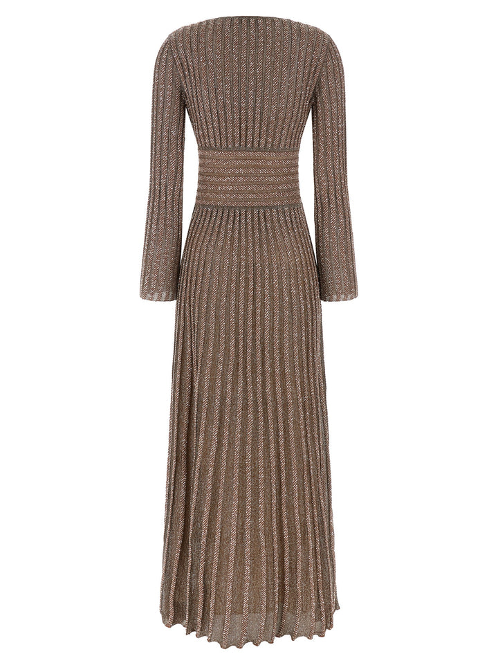 Missoni Knitted Metallic Dress Dresses - Multicolor | 5562ab659e7c1ab4fd17eac05624744c37a2e29e
