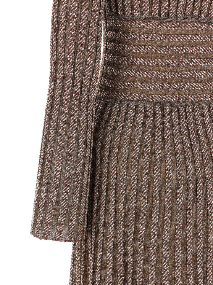 Missoni Knitted Metallic Dress Dresses - Multicolor | 9a986898fcf4349fdc75912c5f7d332c9fded20f