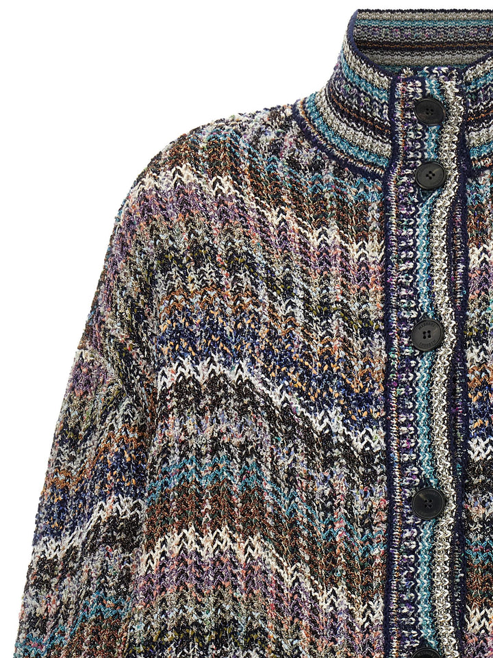 Missoni Multicolor Sequin Cardigan Sweaters and Cardigans - Multicolor | 5a5c2af2ac9eb603657f5726f09c7ee778683c66