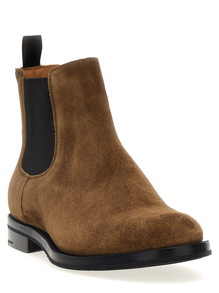 Monmouth Wg Boots, Ankle Boots Beige