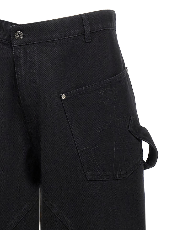 Twisted Workwear Jeans Black