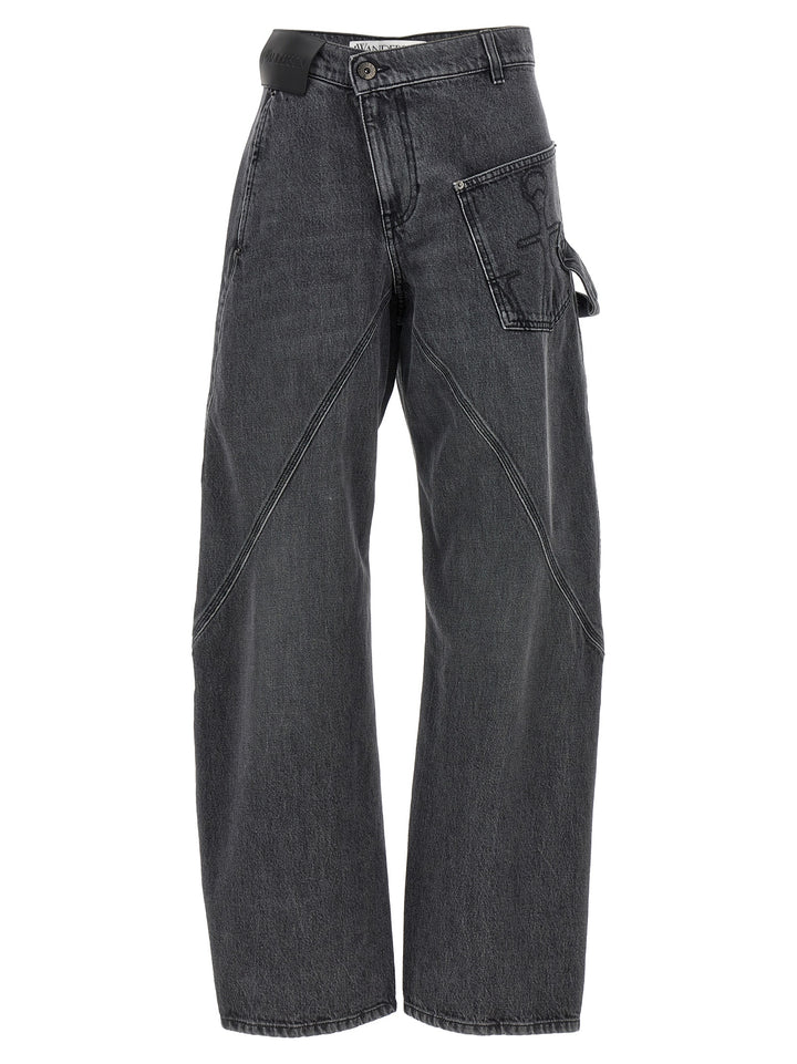 Twisted Workwear Jeans Gray