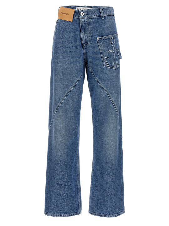 Twisted Workwear Jeans Light Blue