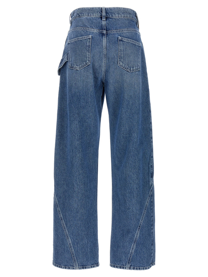 J.W. Anderson Twisted Workwear Jeans - Light Blue | 4521b02823e0d3f3a3291b17e8a17fadfcc93d1b
