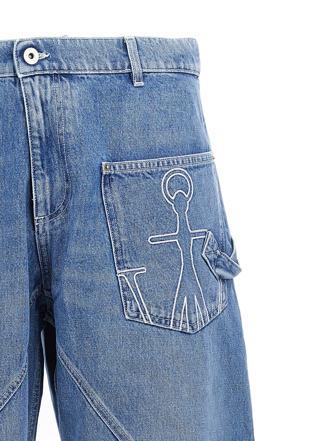 Twisted Workwear Jeans Blue