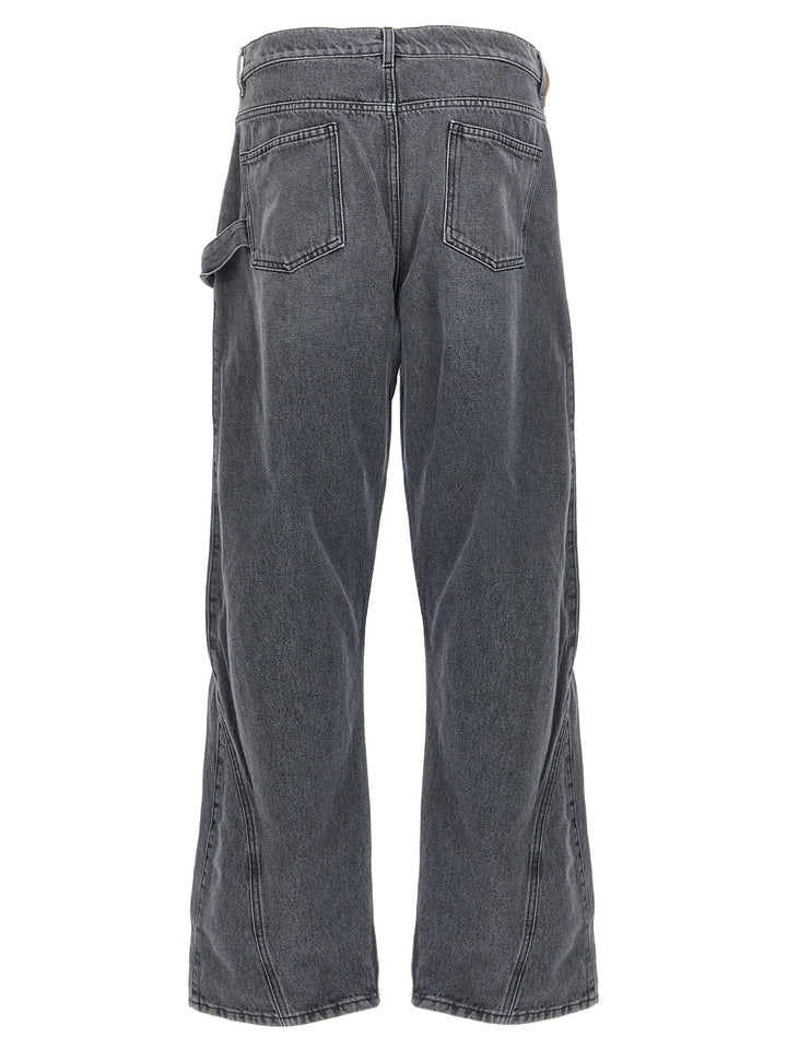 Twisted Workwear Jeans Gray