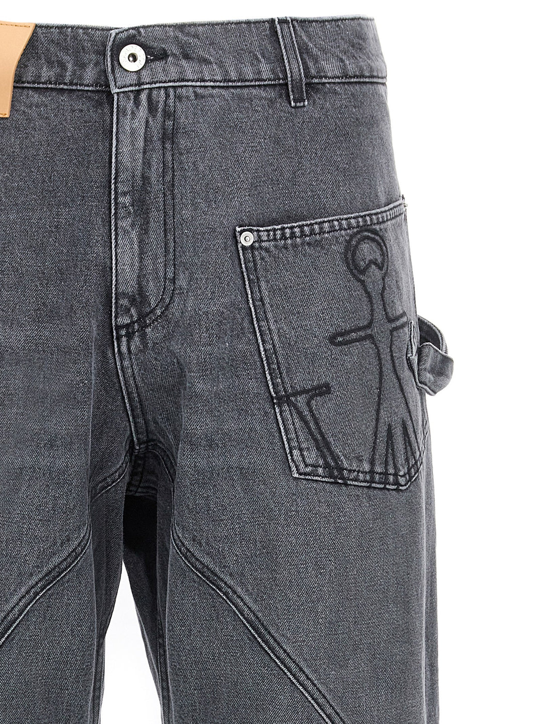 Twisted Workwear Jeans Gray