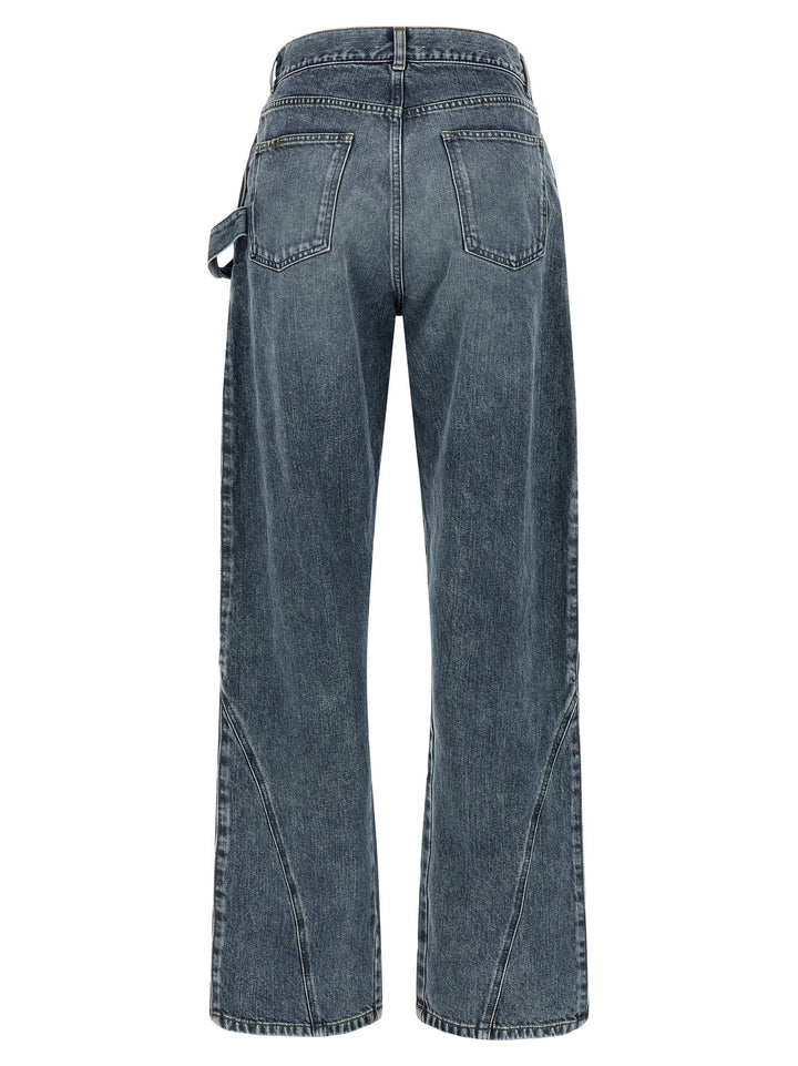 J.W. Anderson Twisted Workwear Jeans - Blue | 97d3589f4cb6cba6726f542764021e729cce194e