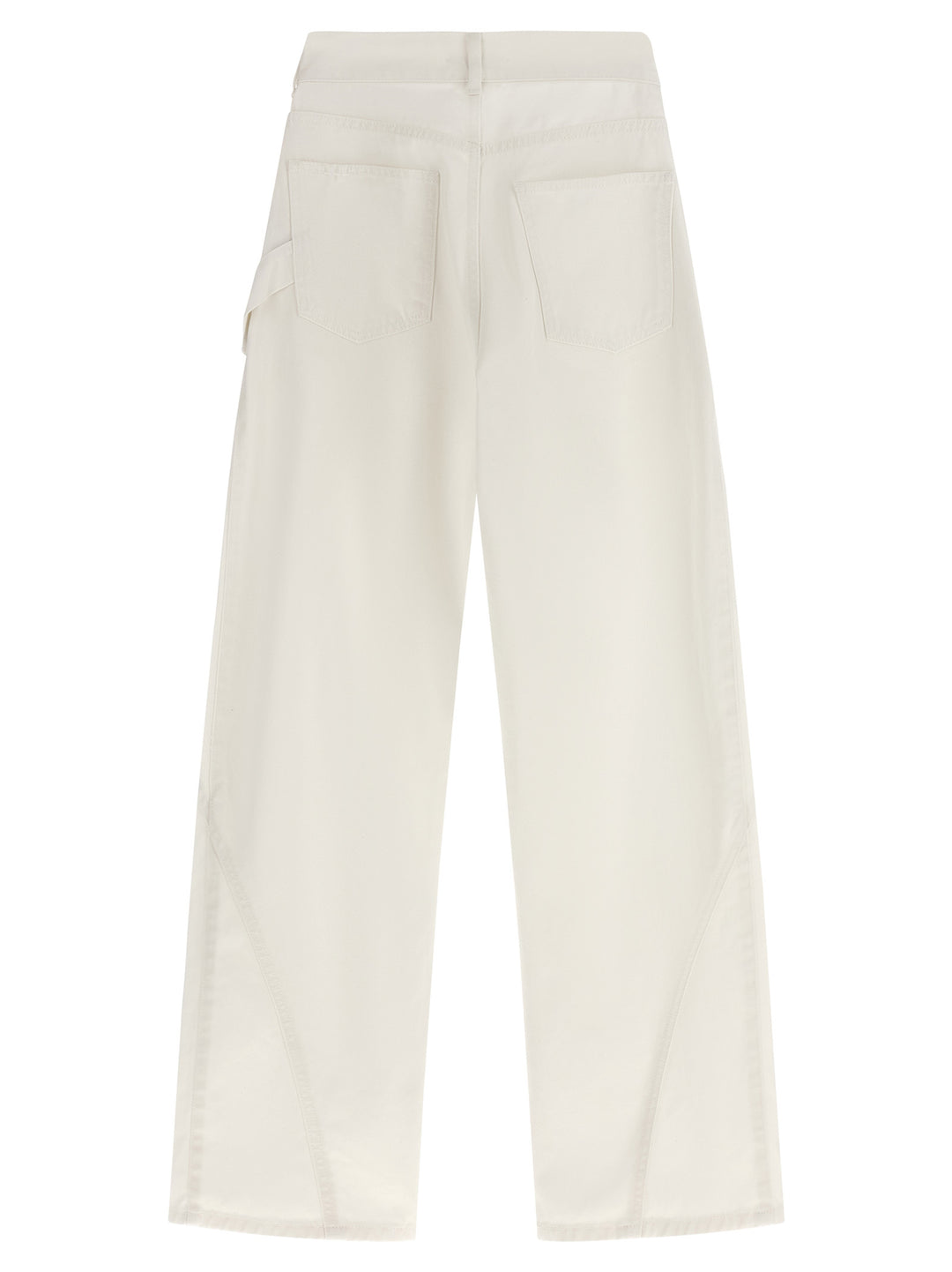 J.W. Anderson Twisted Workwear Jeans - White | 5adee421dbcf18ff9f52a2600fe3fc74f2717d9e