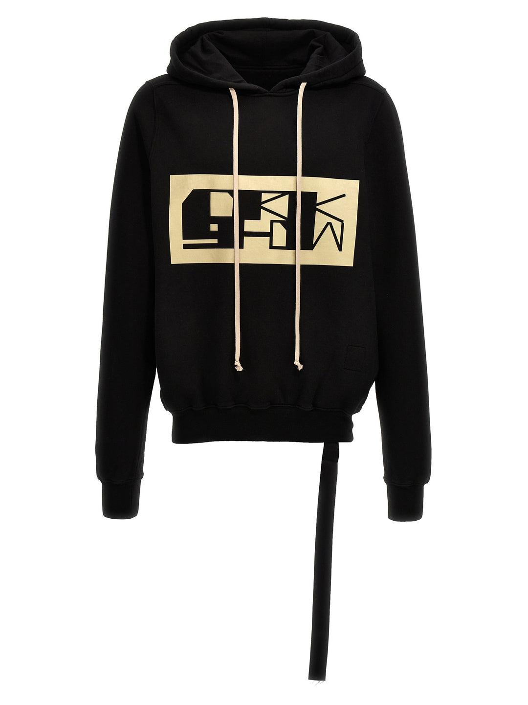 Logo Print Hoodie Sweatshirt Black