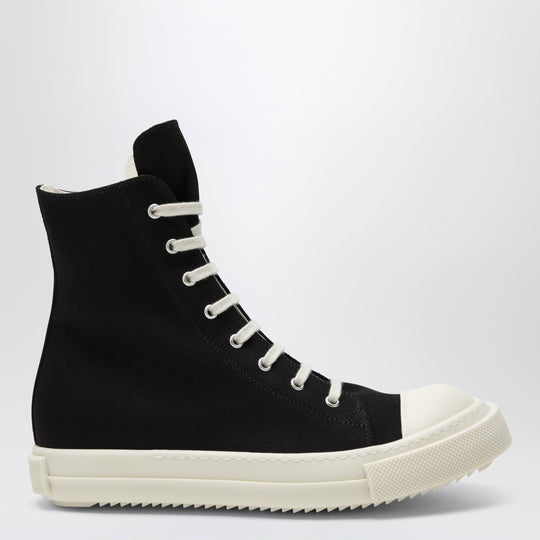 Temple Sneakers In Black/Milk White Denim