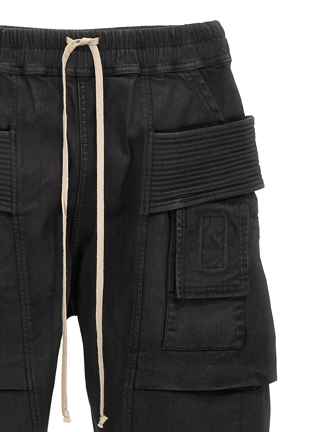 Creatch Cargo Drawstring Pants Black