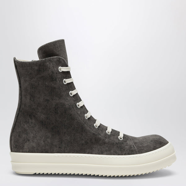 Tower Sneakers In Dusty Grey/Milk White Velvet-Effect