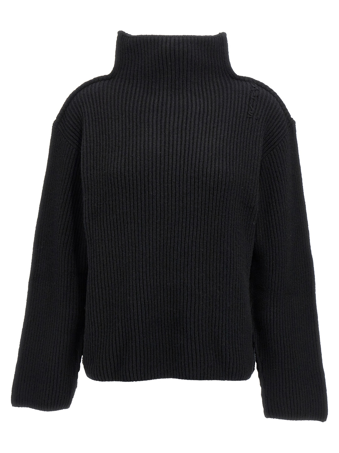 Ribbed Sweater Sweater, Cardigans Black